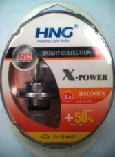 Крушки H4 HNG+50% повече халогенна светлина.Комплекта включва 2бр.крушки за фар+2бр.габаритни крушки.
Цена-25лвкт.